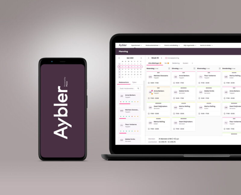 Aybler voor laptop en mobiel