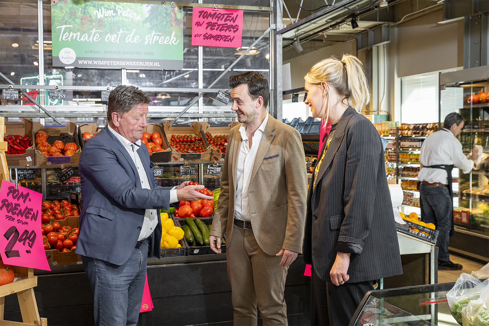 Beej Benders 1 Beej Benders | Eigenaren bij de groenteafdeling